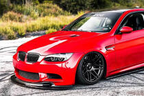 BMW 3-sarja E90/E91 2005–2011 Etupuskurin lip GT4-Style (M3, hiilikuitu) kuva 3