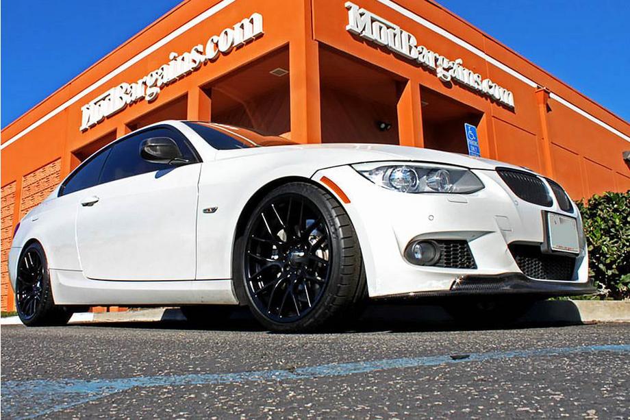 BMW 3-sarja E90/E91 2005–2011 Etupuskurin lipa FRP V2 (2010-2012 M-Sport) Kuva 4