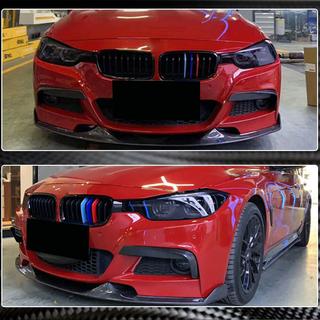 Etupuskurin lipspoileri Lip Mad-Style (F30 M-Sport, hiilikuitu) kuva 3