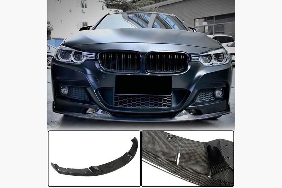 BMW 3-sarja F30/F31 2012–2019 Etupuskurin lipspoileri Lip Mad-Style (F30 M-Sport, hiilikuitu) Image