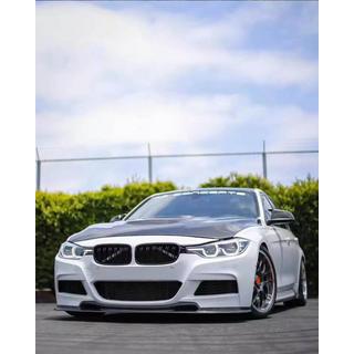 Etupuskurin lip spoileri Lip V-Style (F30 M-Sport, hiilikuitu) kuva 4
