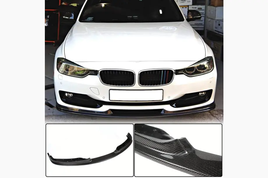 BMW 3-sarja F30/F31 2012–2019 Etupuskurin lip-spoileri (F30 Base 2012-2015, hiilikuitu) Image