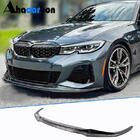 BMW 3-sarja G20/G21 2018– Etupuskurin lip spoiler Lip V8 (M-Sport 2018-2022, hiilikuitu) kuva 1