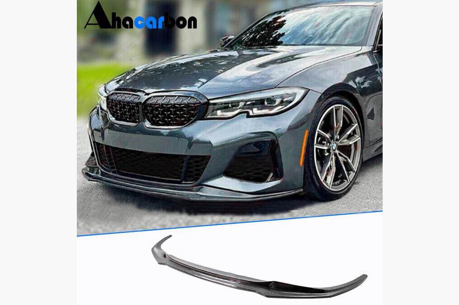 BMW 3-sarja G20/G21 2018– Etupuskurin lip spoiler Lip V8 (M-Sport 2018-2022, hiilikuitu) Image