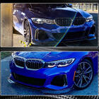 BMW 3-sarja G20/G21 2018– Etupuskurin lipa/spoileri Lip V3 (M-Sport 2018-2022, hiilikuitu) kuva 4