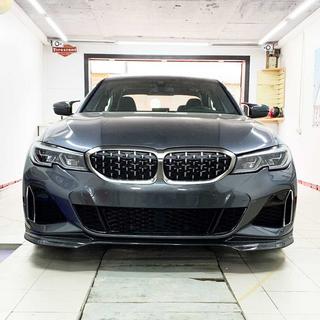 Etupuskurin lipa/spoileri Lip V3 (M-Sport 2018-2022, hiilikuitu) BMW 3-sarja G20/G21 2018– kuva 1