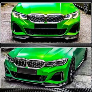 Etupuskurin lipa/spoileri Lip V3 (M-Sport 2018-2022, hiilikuitu) BMW 3-sarja G20/G21 2018– kuva 3