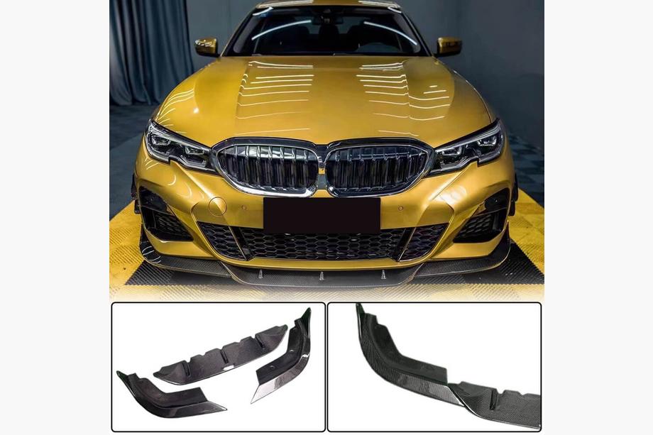 BMW 3-sarja G20/G21 2018– Etupuskurin lip-spoileri Lip PD-Style (M-Sport 2018-2022, hiilikuitu) Image