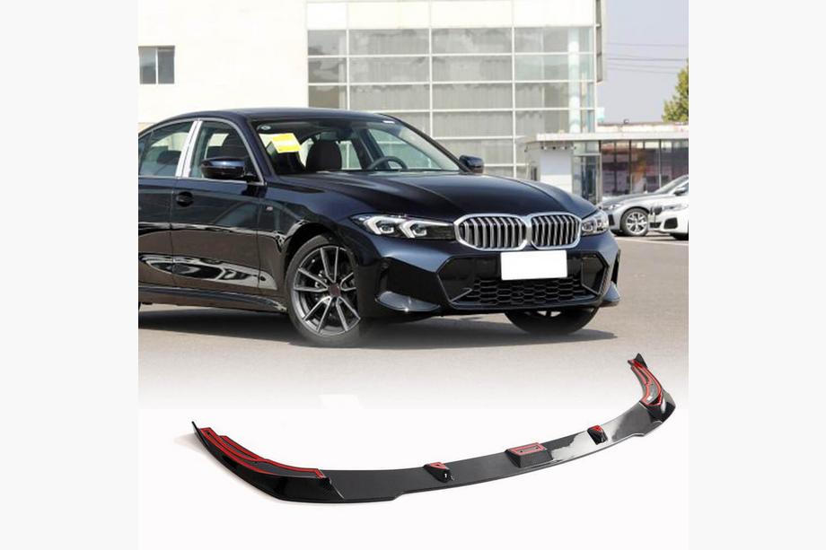 BMW 3-sarja G20/G21 2018– Etupuskurin lip-spoileri Lip V1 (M-Sport 2022+, hiilikuitu) Image