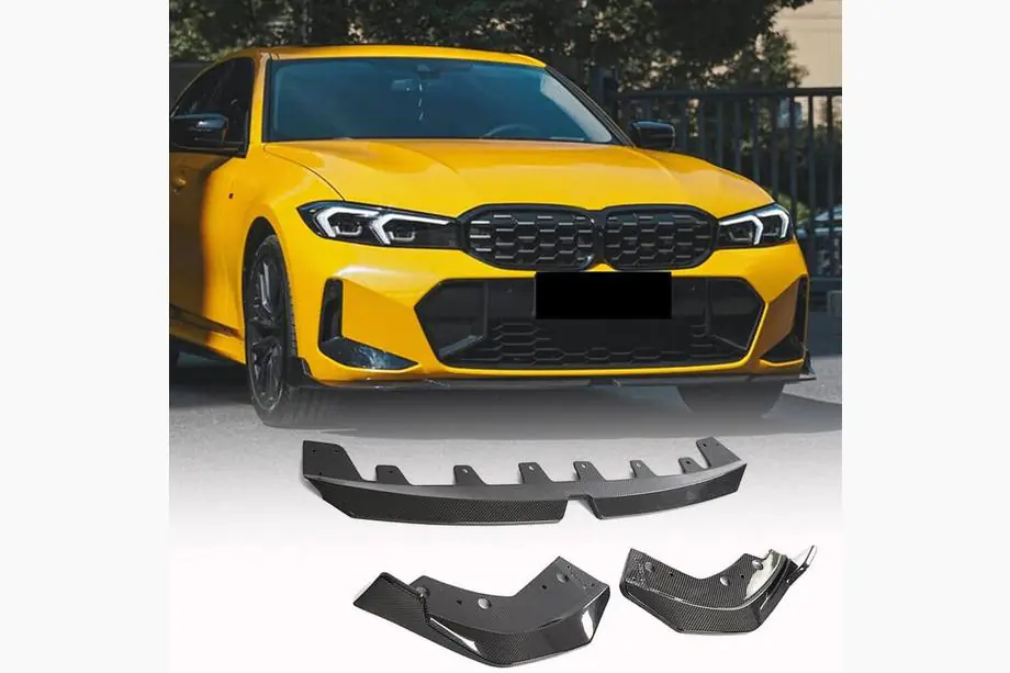 BMW 3-sarja G20/G21 2018– Etupuskurin lip Lip V3 (M-Sport 2022+, hiilikuitu) Image