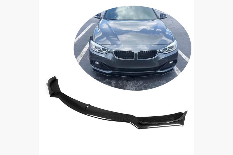 BMW 4-sarja F32/F33/F36 2012–2020 Etupuskurin lip-spoileri (Base 2013-2016, hiilikuitu) Image