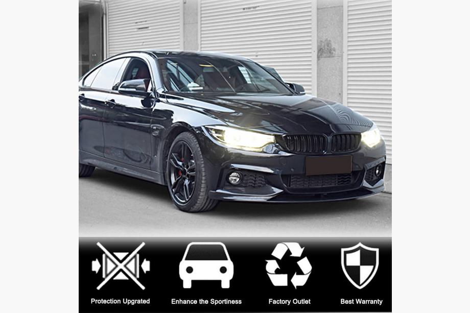 BMW 4-sarja F32/F33/F36 2012–2020 Etupuskurin lip spoiler Carbon V4 (M-Sport) Kuva 3
