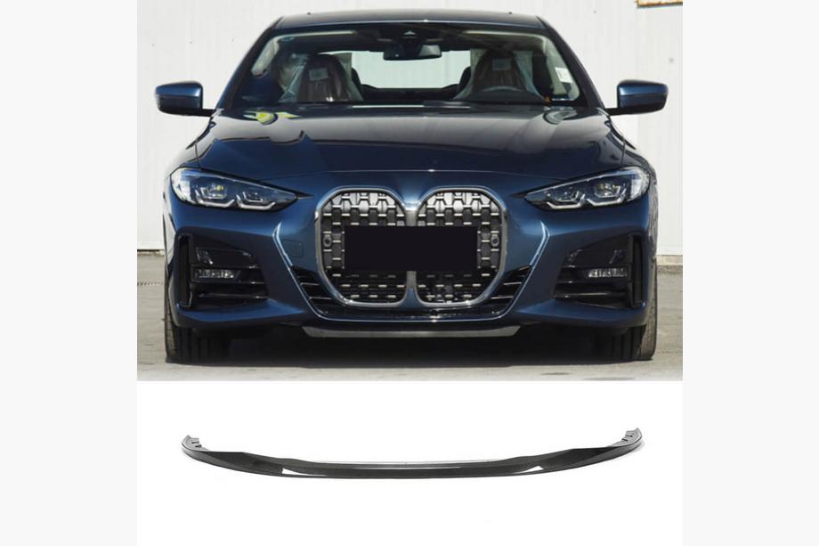 BMW 4-sarja G22/23/26 2020– Etupuskurin lip-spoileri Lip V2 (G22/G23 M-Sport, hiilikuitu) Image
