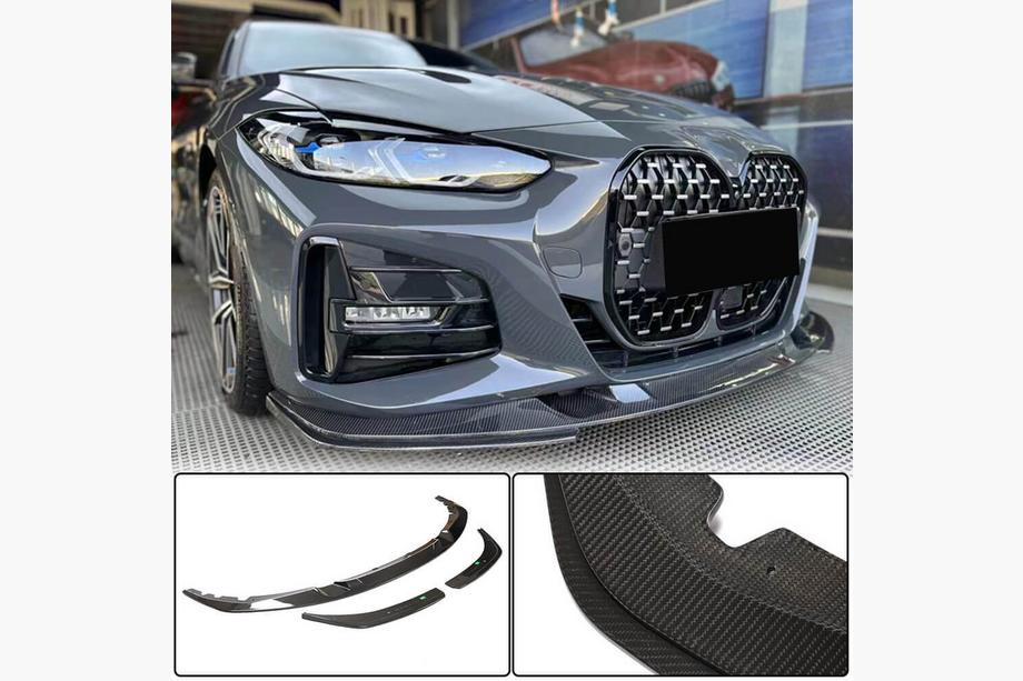BMW 4-sarja G22/23/26 2020– Etupuskurin lipa Lip V3 (G22/G23 M-Sport, hiilikuitu) Image