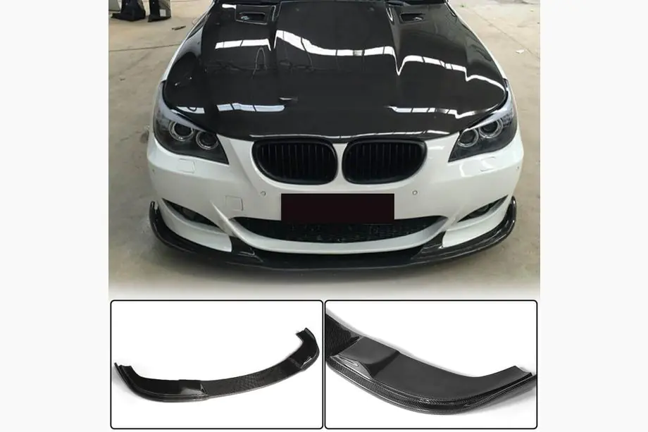 BMW 5-sarja E60/E61 2003–2010 Etupuskurin lippa (M-Sport, hiilikuitu) Image