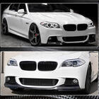 BMW 5-sarja F10/F11 2010–2016 Etupuskurin lip-spoileri, hiilikuitu V2 (M-Sport) kuva 4