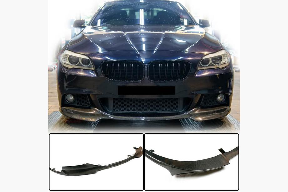 BMW 5-sarja F10/F11 2010–2016 Etupuskurin lip-spoileri, hiilikuitu V2 (M-Sport) Image