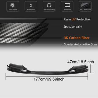 Etu puskurin lip-spoileri Lip V2 (F10 M5, Carbon) BMW 5-sarja F10/F11 2010–2016 kuva 4