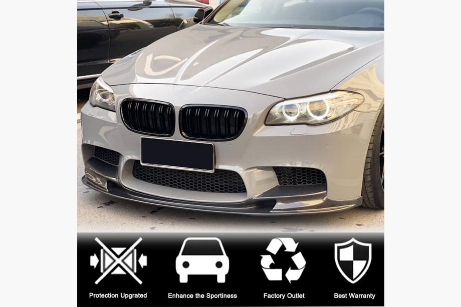 BMW 5-sarja F10/F11 2010–2016 Etu puskurin lip-spoileri Lip V2 (F10 M5, Carbon) Kuva 2