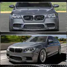 BMW 5-sarja F10/F11 2010–2016 Etupuskurin lip-spoileri Lip V4 (F10 M5, hiilikuitu) kuva 4