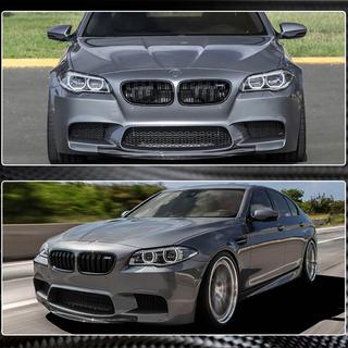 Etupuskurin lip-spoileri Lip V4 (F10 M5, hiilikuitu) BMW 5-sarja F10/F11 2010–2016 kuva 4