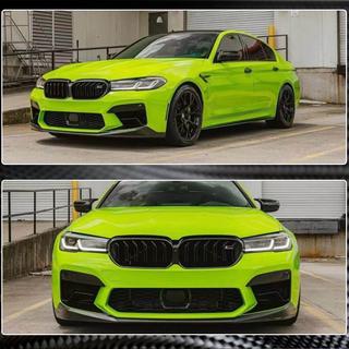 Etupuskurin lip-spoileri Lip V1 (M5 F90 2020-2024, hiilikuitu) BMW 5-sarja G30/G31 2017–2023 kuva 4