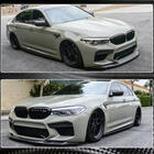 BMW 5-sarja G30/G31 2017–2023 Etupuskurin lip-spoileri Lip V3 (M5 F90 2017-2020, hiilikuitu) kuva 6