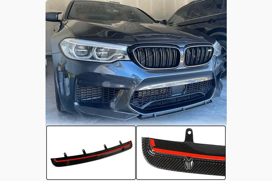 BMW 5-sarja G30/G31 2017–2023 Etupuskurin lip-spoileri Lip V5 (M5 F90 2017-2020, hiilikuitu) Image