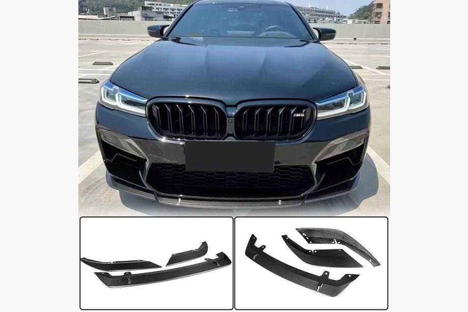 BMW 5-sarja G30/G31 2017–2023 Etupuskurin lipspoileri Lip V6 (M5 F90 2020-2024, hiilikuitu) Image