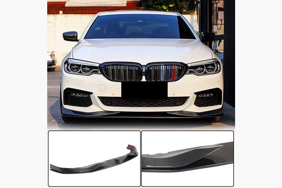 BMW 5-sarja G30/G31 2017–2023 Etupuskurin lippoileri Lip V1 (M-Sport 2017-2020, hiilikuitu) Image