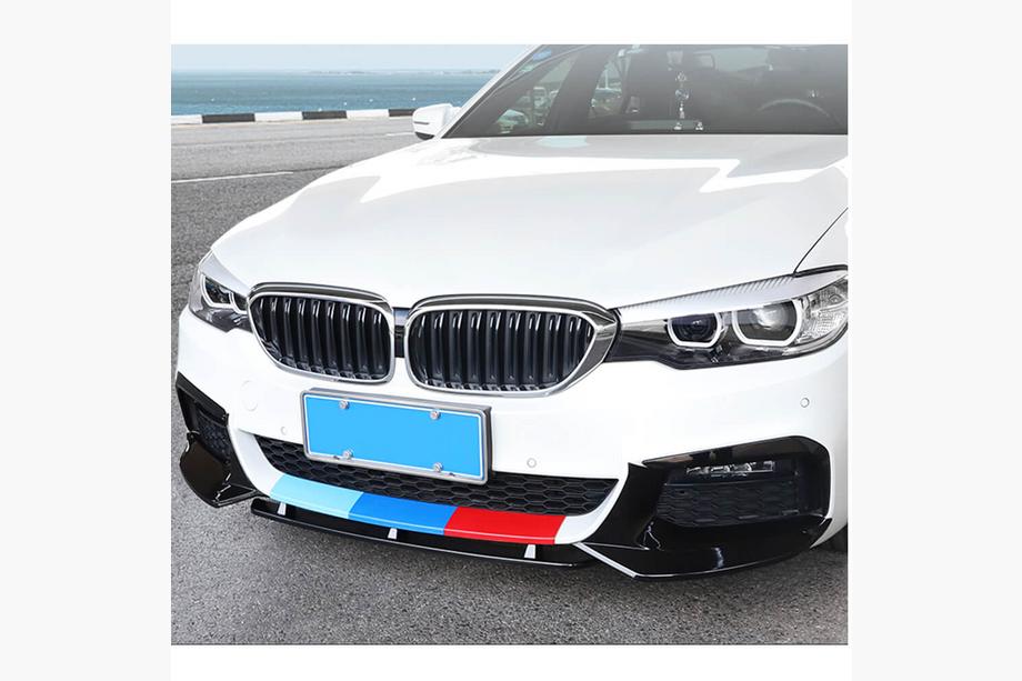 BMW 5-sarja G30/G31 2017–2023 Etupuskurin lip-spoileri Lip V5 (M-Sport 2017-2020, hiilikuitu) Kuva 2