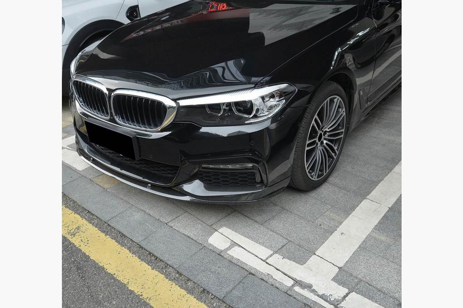 BMW 5-sarja G30/G31 2017–2023 Etupuskurin lipspoileri Lip V6 (M-Sport 2017-2020, hiilikuitu) Kuva 5
