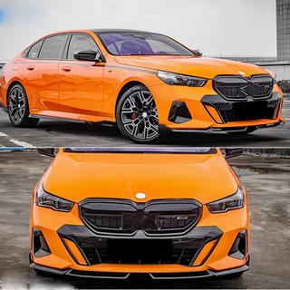 Etupuskurin lip-spoileri Lip (M-Sport, hiilikuitu) BMW 5/i5 -sarja G60/G60E/G61 2023– kuva 2