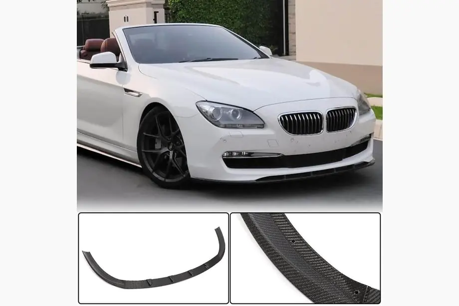 BMW 6-sarja F12/F13/F06 2011–2018 Etupuskurin lip-lippa Lip (Base 2011-2014, hiilikuitu) Image