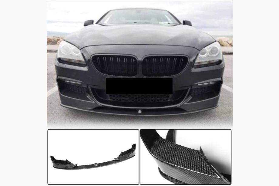 BMW 6-sarja F12/F13/F06 2011–2018 Etupuskurin lippoileri Lip V1 (M-Sport, hiilikuitu) Image