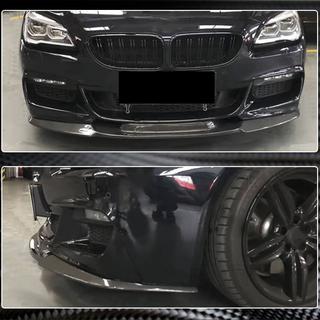 Etupuskurin lip-spoileri Lip V2 (M-Sport, hiilikuitu) BMW 6-sarja F12/F13/F06 2011–2018 kuva 4