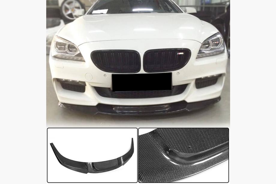 BMW 6-sarja F12/F13/F06 2011–2018 Etupuskurin lip-spoileri Lip V2 (M-Sport, hiilikuitu) Image