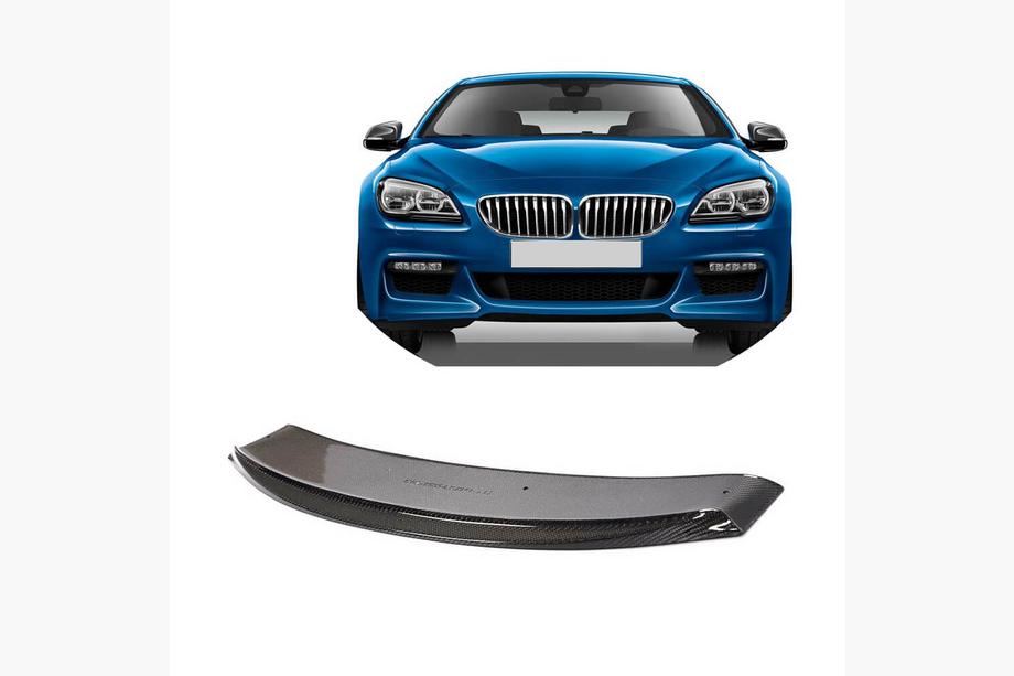 BMW 6-sarja F12/F13/F06 2011–2018 Etupuskurin lip spoilari V3 (M-Sport, hiilikuitu) Image