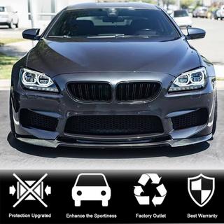 Etupuskurin lip-spoileri Lip V1 (M6, hiilikuitu) BMW 6-sarja F12/F13/F06 2011–2018 kuva 3