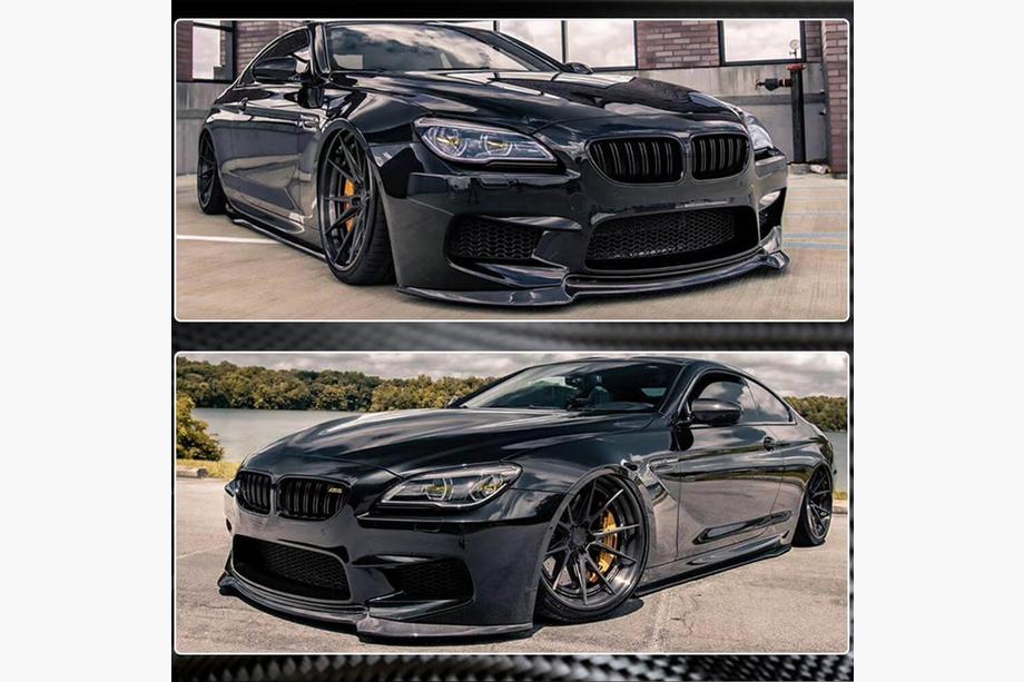 BMW 6-sarja F12/F13/F06 2011–2018 Etupuskurin lip spoilari FRP V3 Kuva 4