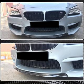 Etupuskurin lipan lisäosa Lip V2 (M6:lle, hiilikuitu) BMW 6-sarja F12/F13/F06 2011–2018 kuva 4