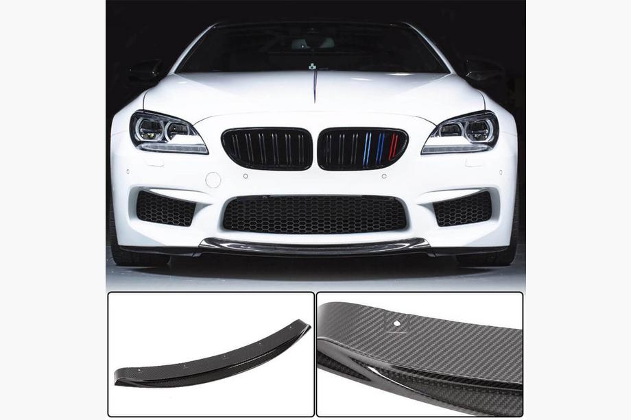 BMW 6-sarja F12/F13/F06 2011–2018 Etuhelma etupuskuriin Dry Carbon V6 Image