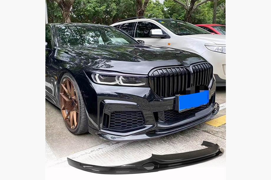 BMW 7-sarja G11/G12 2015–2022 Etupuskurin lip-spoileri Lip V2 (M-Sport 2019-2022, hiilikuitu) Image