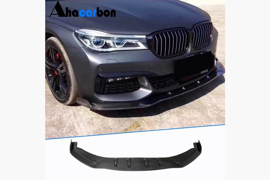 BMW 7-sarja G11/G12 2015–2022 Etupuskurin lip spoileri Lip V2 (M-Sport 2016-2019, hiilikuitu) Image