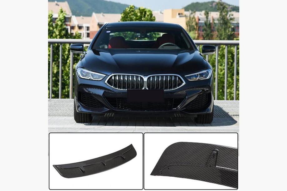 BMW 8-sarja G14/G15/G16 2018– Etupuskurin lip-spoileri Lip V4 (M-Sport, hiilikuitu) Image