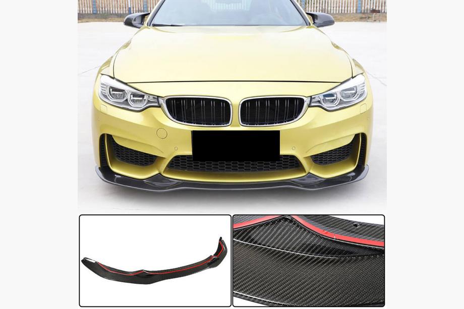 BMW 3-sarja F30/F31 2012–2019 Etuhelman lip-spoileri Lip V9 (F80, hiilikuitu) Image