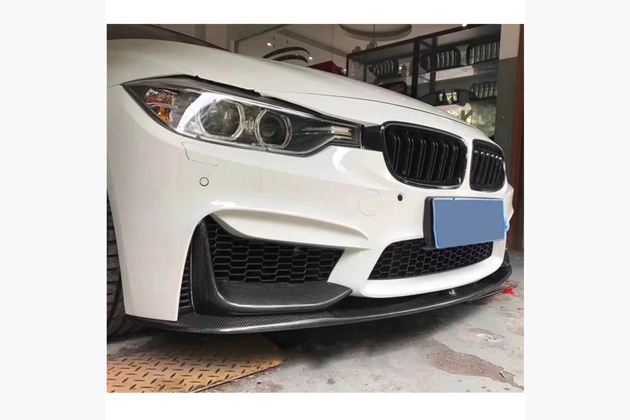 BMW 4-sarja F32/F33/F36 2012–2020 Etupuskurin lip-spoileri Lip V2 (F82/F83, hiilikuitu) Kuva 3