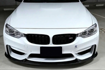 BMW 4-sarja F32/F33/F36 2012–2020 Etupuskurin lip-spoileri Lip V4 (F82/F83, hiilikuitu) kuva 3