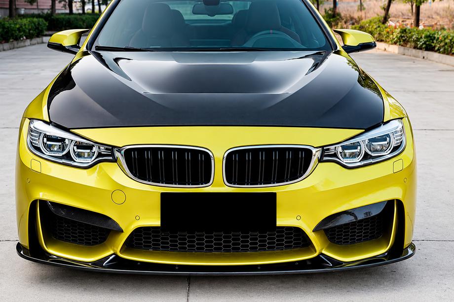 BMW 4-sarja F32/F33/F36 2012–2020 Etupuskurin lip-spoileri Lip V4 (F82/F83, hiilikuitu) Image
