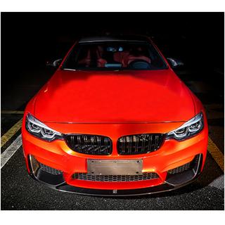 Etupuskurin lip-spoileri Lip V6 F82/F83 (hiilikuitu) BMW 4-sarja F32/F33/F36 2012–2020 kuva 3